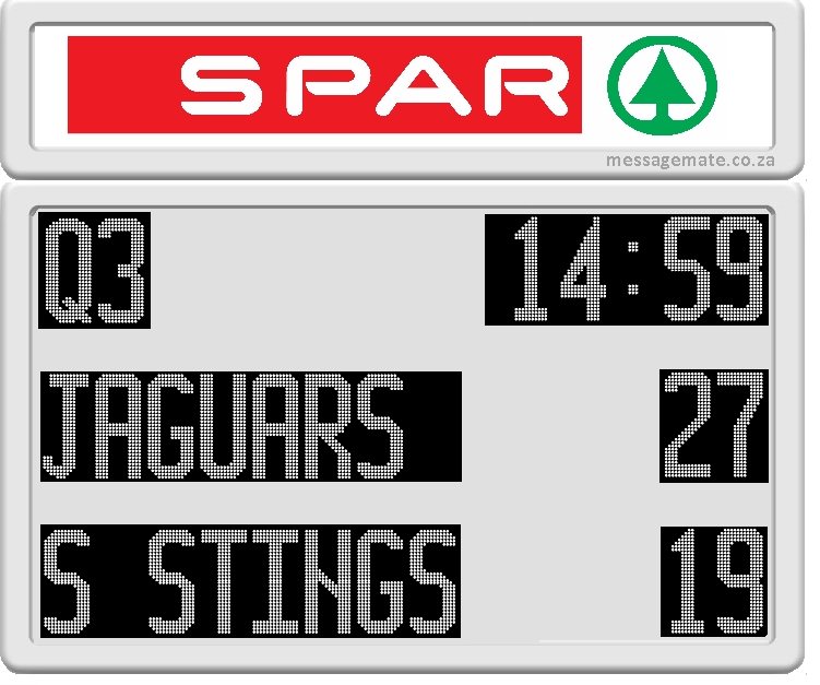 Scoreboard Netball model 1