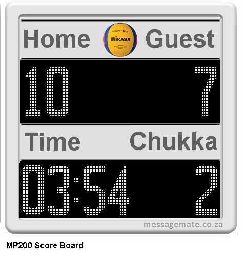 Scoreboard Waterpolo model 1