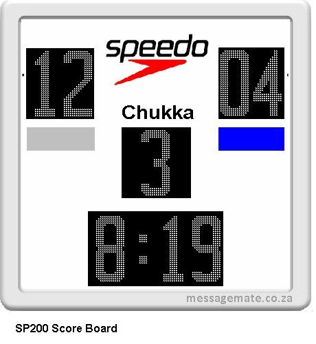 Scoreboard Waterpolo model 3